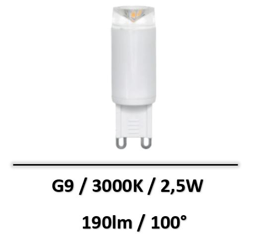 ampoul-G9-2,5W-3000K