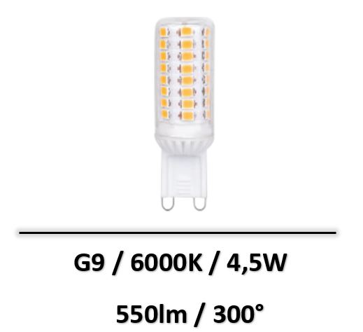 ampoule-G9-6000K-4,5W
