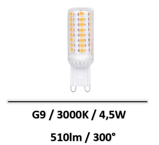 ampoule-led-G9-3000K,4,5W