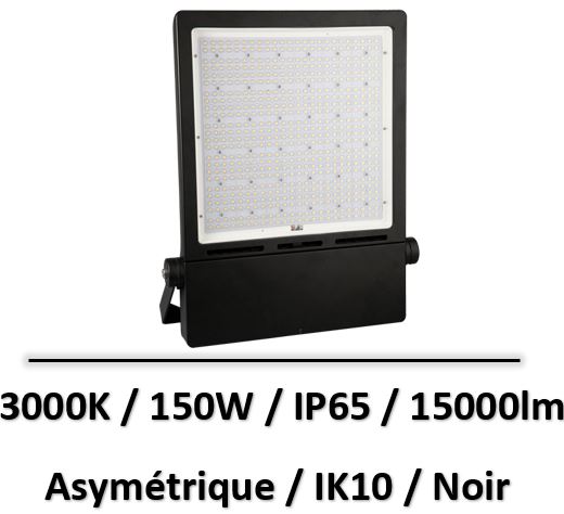 Projecteur LED extérieur FLOODY IP66 50W 3000k 5200lm Anthracite
