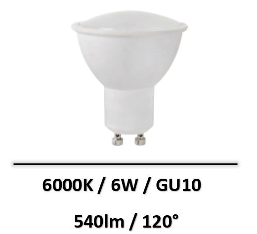 ampoule-led-GU10-6W-6000K
