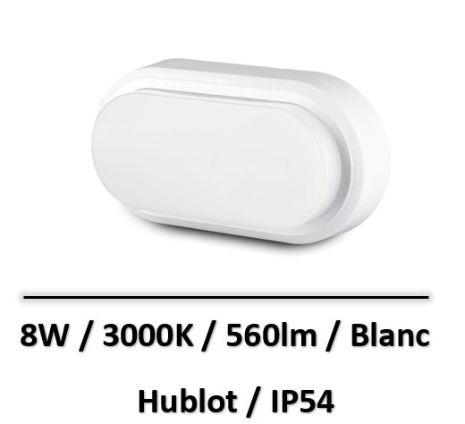 hublot-blanc-led-8W-ovale