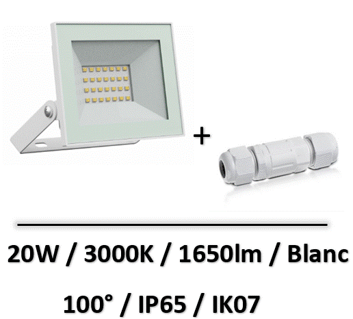 projecteur-led-20W-3000K