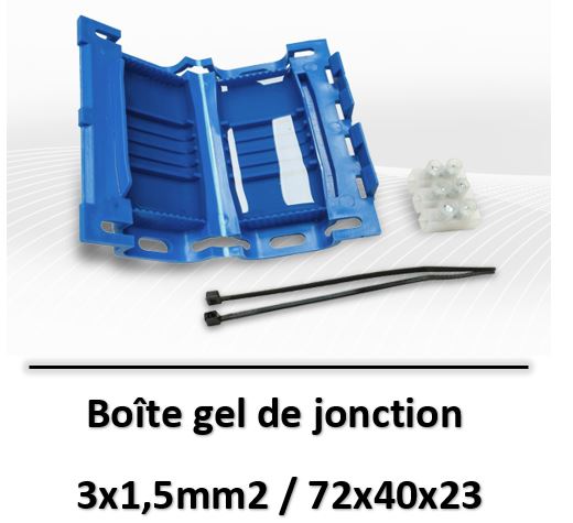 DF Electric - Boîte gel de jonction 3x1,5mm2 tripolaire - SH0315
