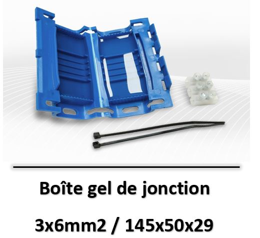 DF Electric - Boîte gel de jonction 3x6mm2 tripolaire - SH0306