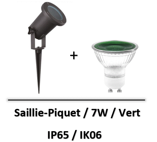 projecteur-10W-vert