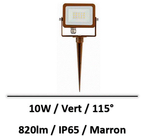 projecteur-10W-vert