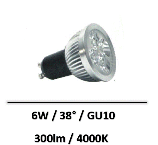 GU10-lited