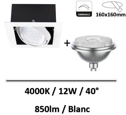 lampe-led-12W-noir-carre