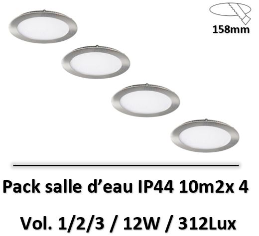 spot-led-gris-12W-pack-salle-d-eau