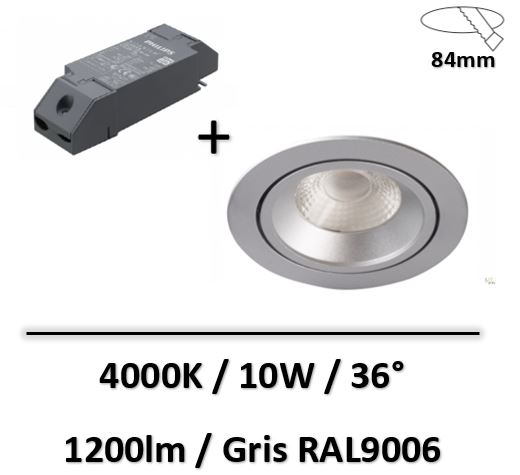 spot-led-lited-gris-10W-orientable-4000K