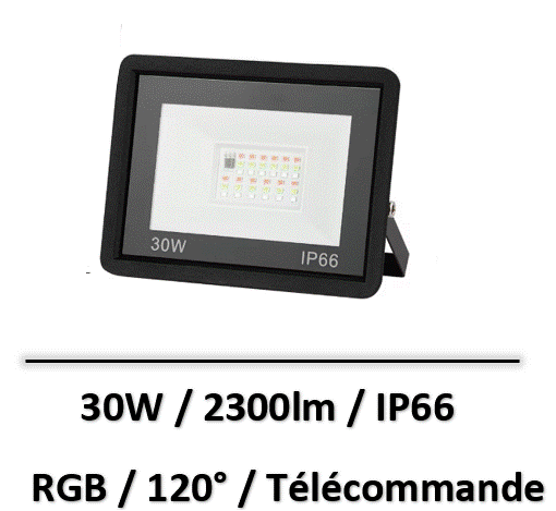 projecteur-rgb-30W