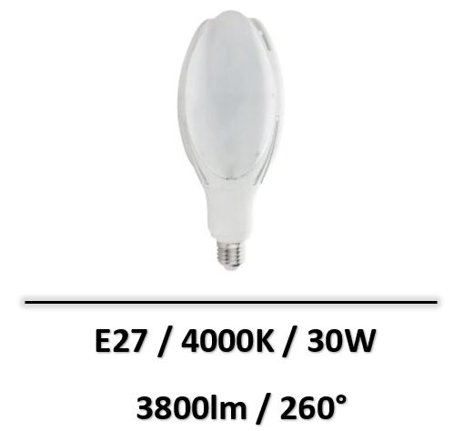 Spectrum - Lampe LED parisienne E27 - 260° - 30W - WOJ+80720