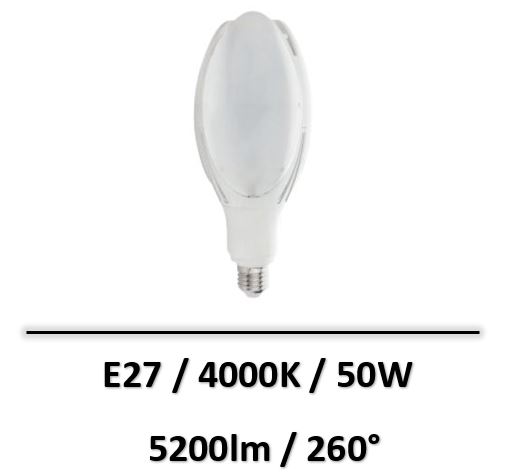 Spectrum - Lampe LED parisienne E27 - 260° - 50W - WOJ+80725