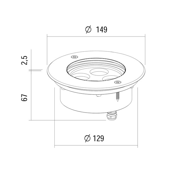 NISO RECESSED S-24