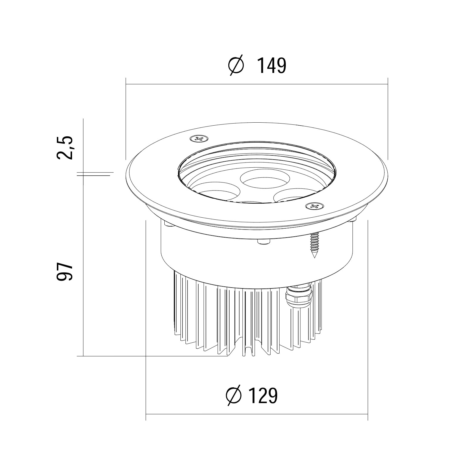 NISO RECESSED M-24