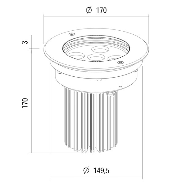NISO RECESSED XL-24