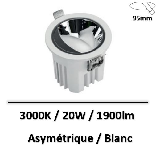 spot-led-encastre-asymetrique-20W-blanc