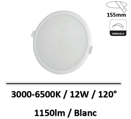 spot-led-encastre-blanc-22W