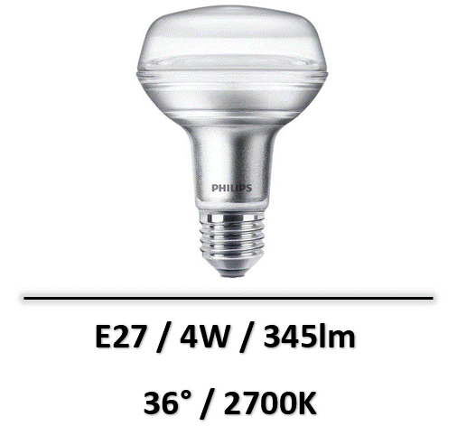 lampe r80 led philips