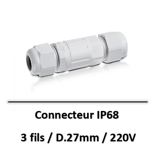Connecteur étanche V-TAC VT-868 5-9mm IP68 EASY