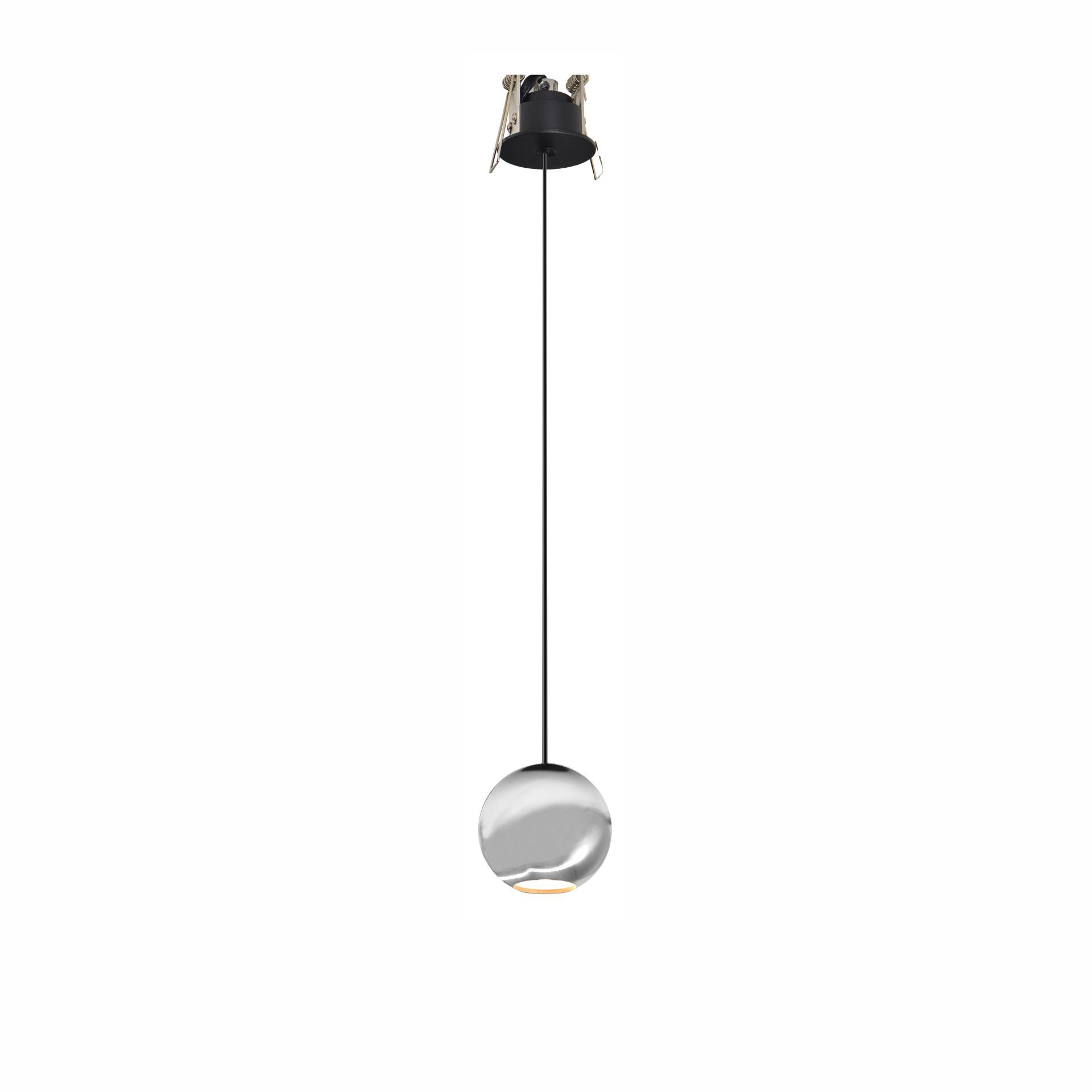Bora-suspension-encastrar-chrome-85W-led-Beneito-Faure-1-1