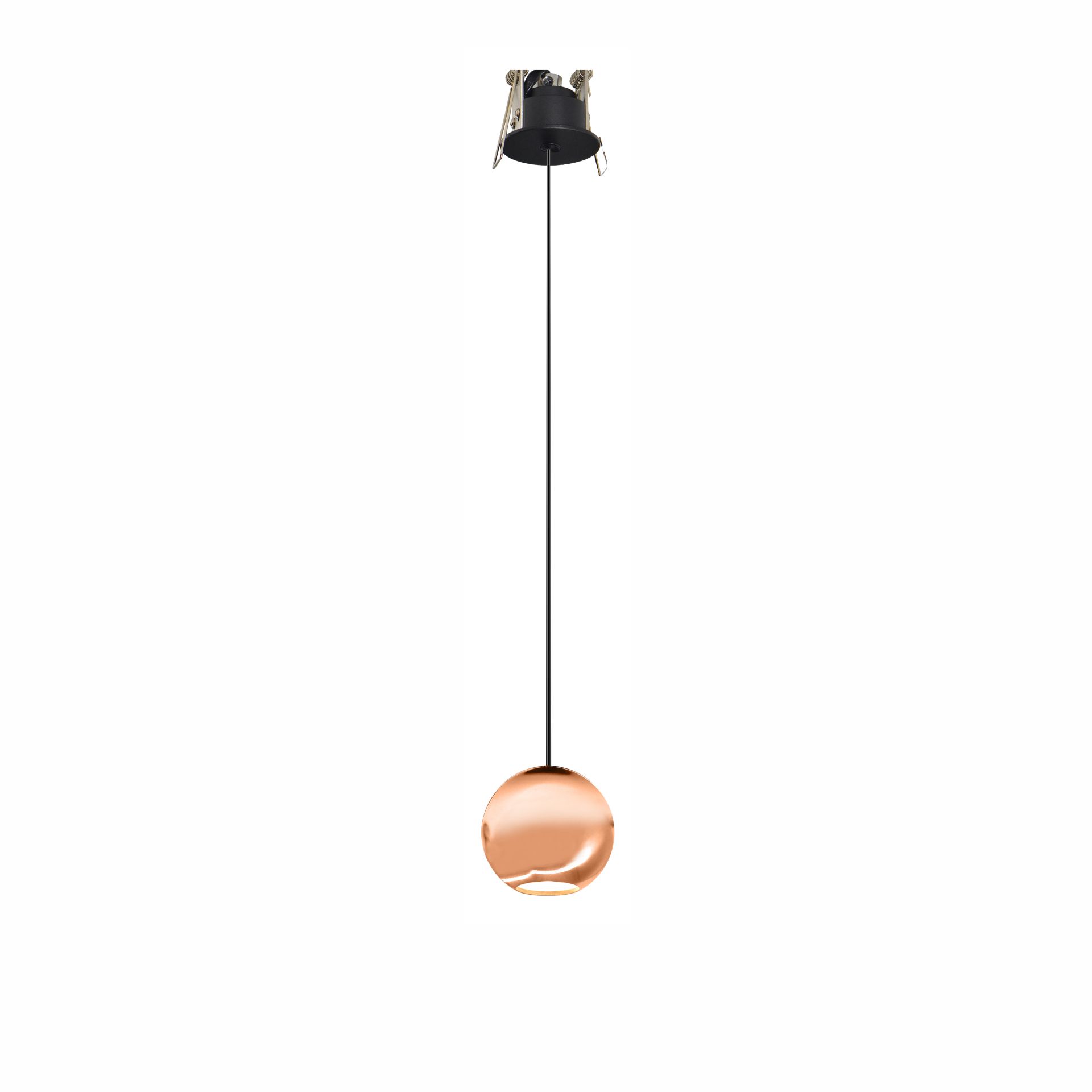 Bora-suspension-encastrar-rose-gold-85W-led-Beneito-Faure-1-1