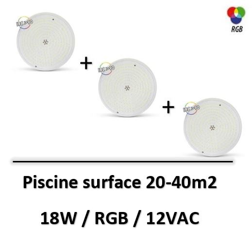projecteur-led-piscine-18W-x3-led