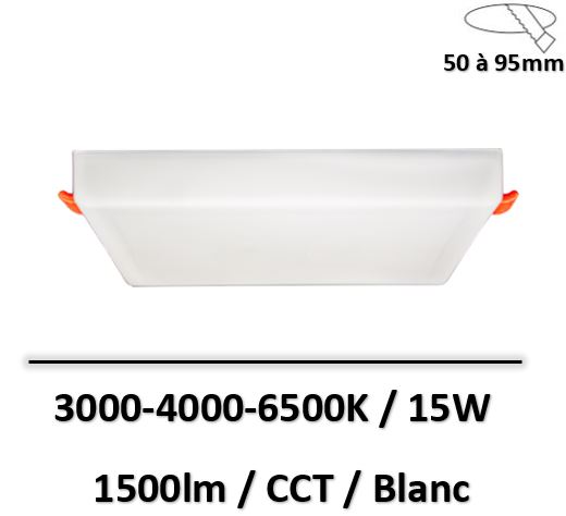 spot-led-carre-blanc-15W-arlux-renovation