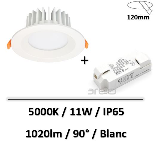 spot-led-blanc-clareo-11W-5000K-encastre