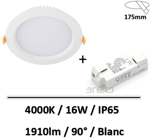 spot-led-encastre-blanc-IP65-16W-4000k