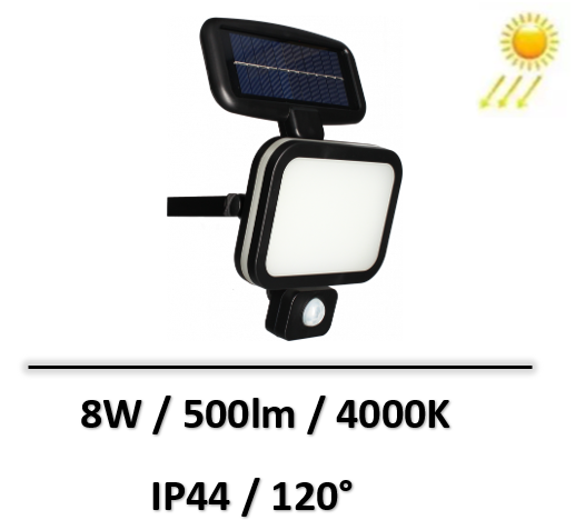projecteur-exterieur-solaire-detecteur