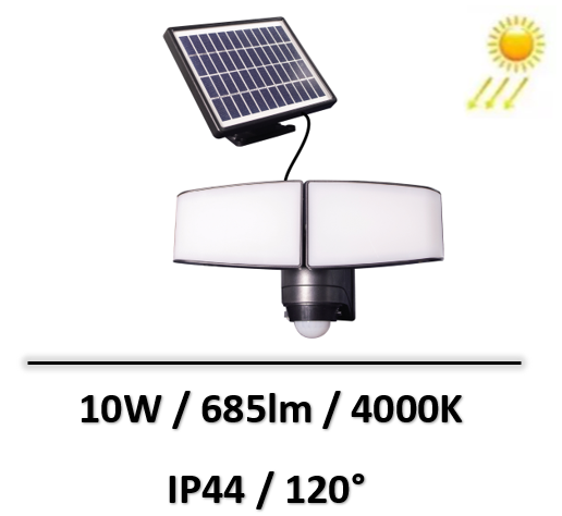 projecteur solaire-detecteur