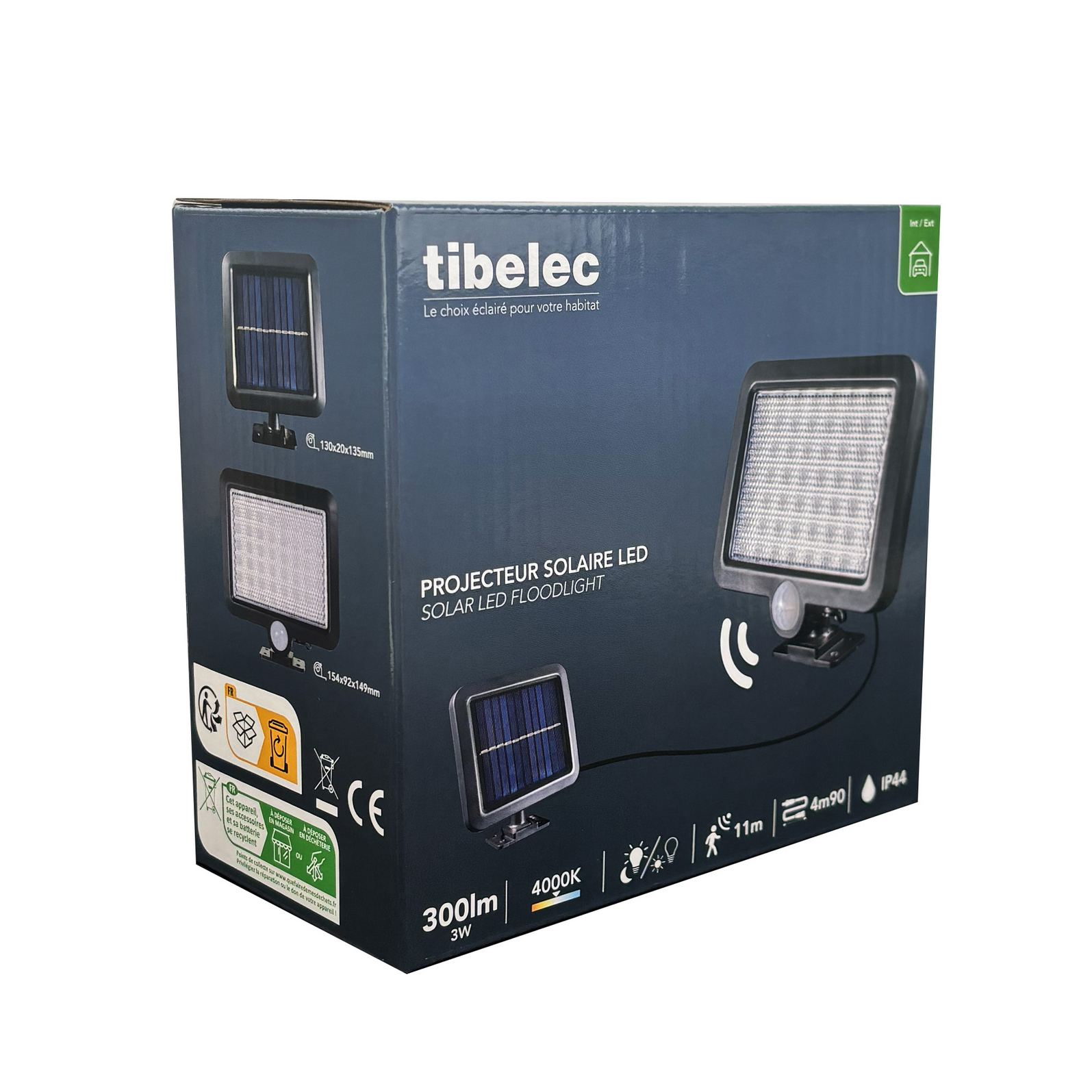 projecteur-led-3w-300lm-avec-panneau-solaire-deporte-et-detecteur-de-mouvement-3w