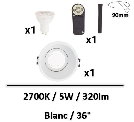 spot-led-5W-xanlite-blanc-basse-luminance