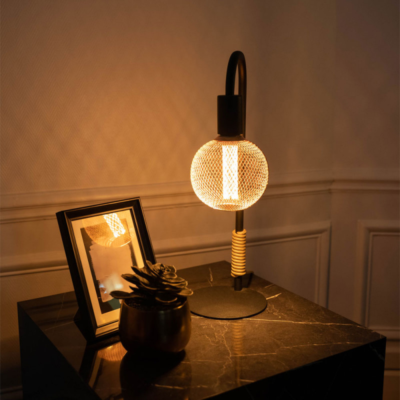 ampoule-deco-cage-boule-dore-culot-e27-hologramme-blanc-chaud