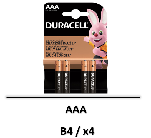 pile aaa duracell