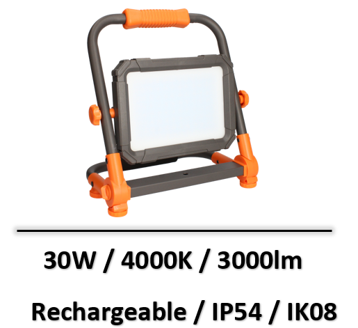 projecteur rechargeable arlux