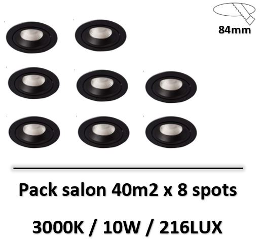spot-led-pack-salon-40m2-lited-noir