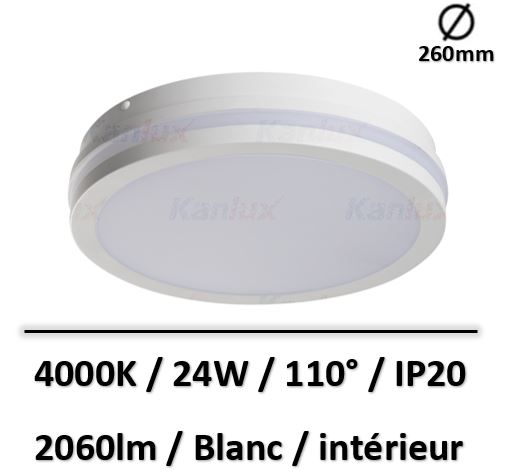 plafonnier-led-blanc-24W-