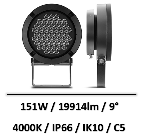 projecteur led extérieur longue portée
