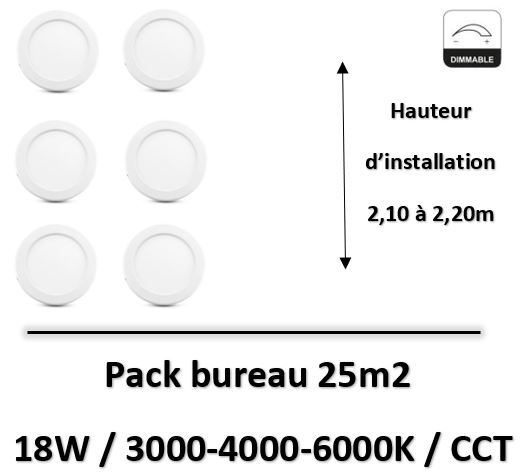 pack-bureau-25m2-led-miidex-blanc