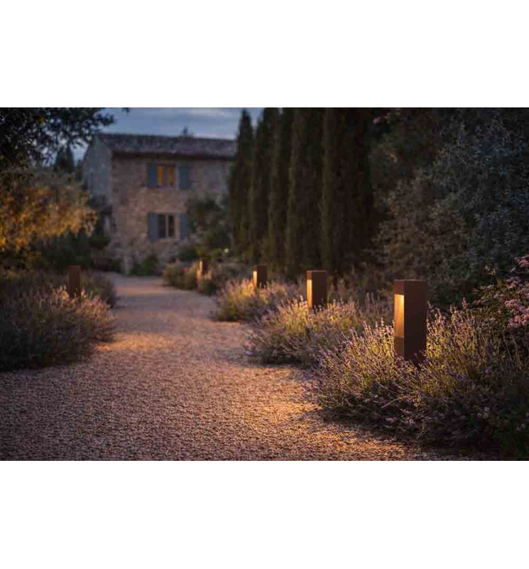 kubo-7w-ip65-3000k-600mm-corten