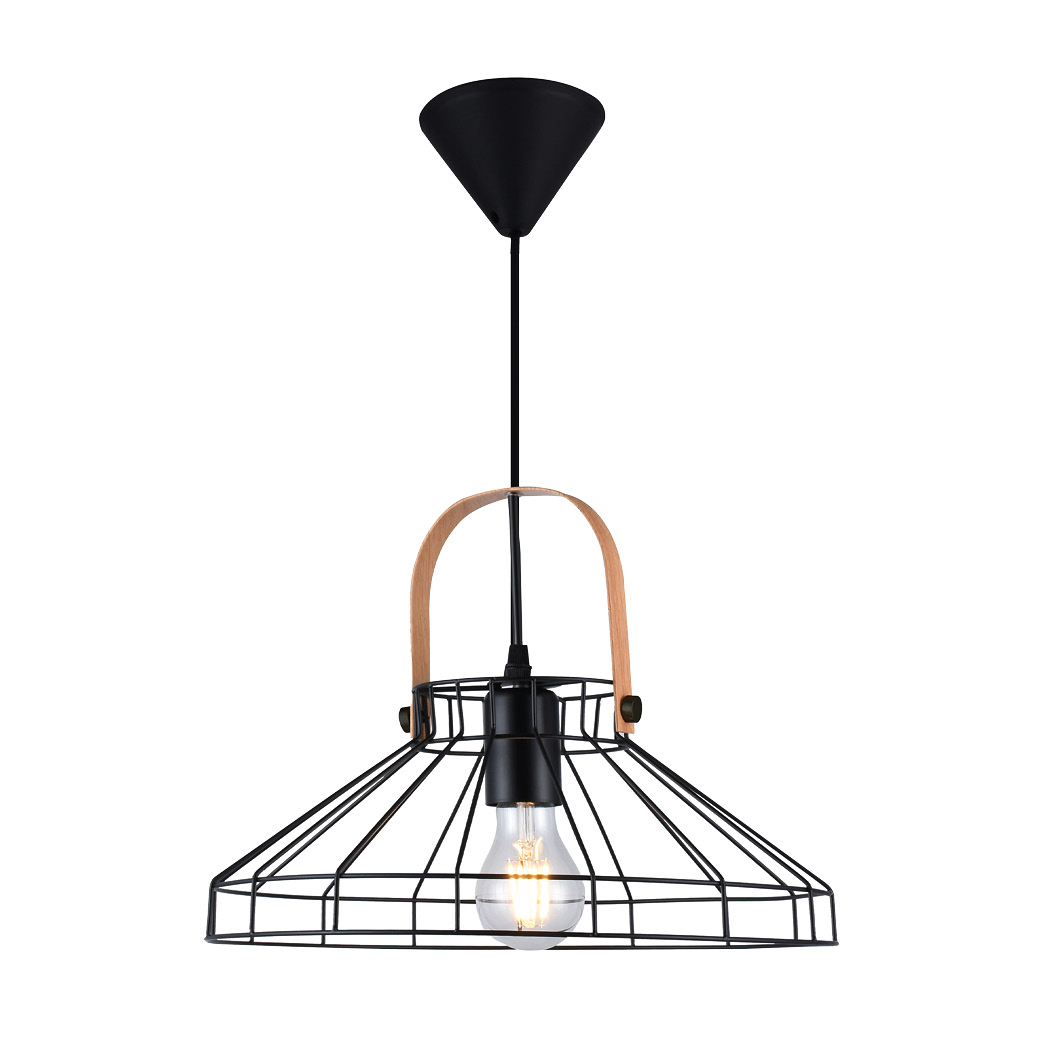 [204400018] Suspension série Fundi E27 Ø340 mm noire