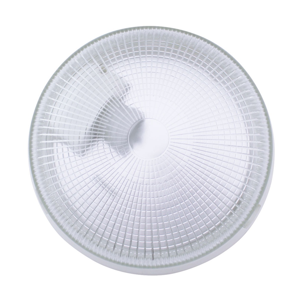 Aplique redondo plástico E27 60W 230V Blanco (1)