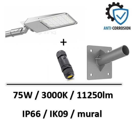 applique-led-clareo-75W-gris