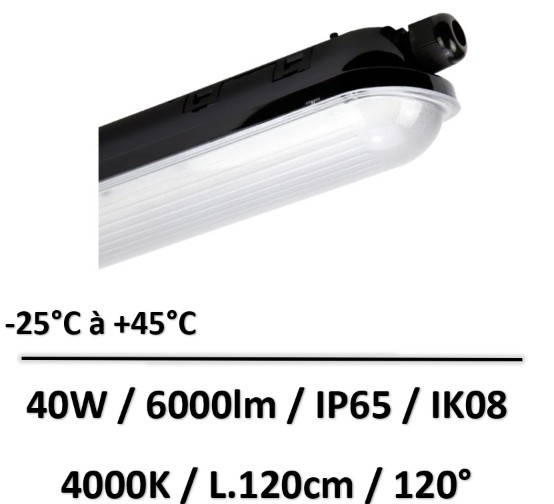 REGLETTE6LED6NOIR
