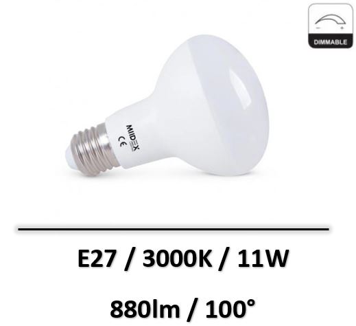 ampoule-R-80-dimmable-LED-11W-3000K