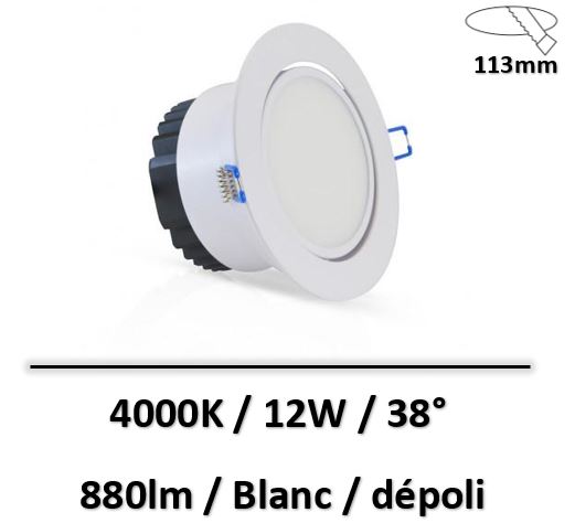 spot-led-blanc-miidex-12W-4000K
