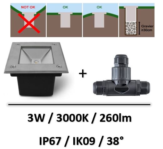 spot-led-connecteur-3W
